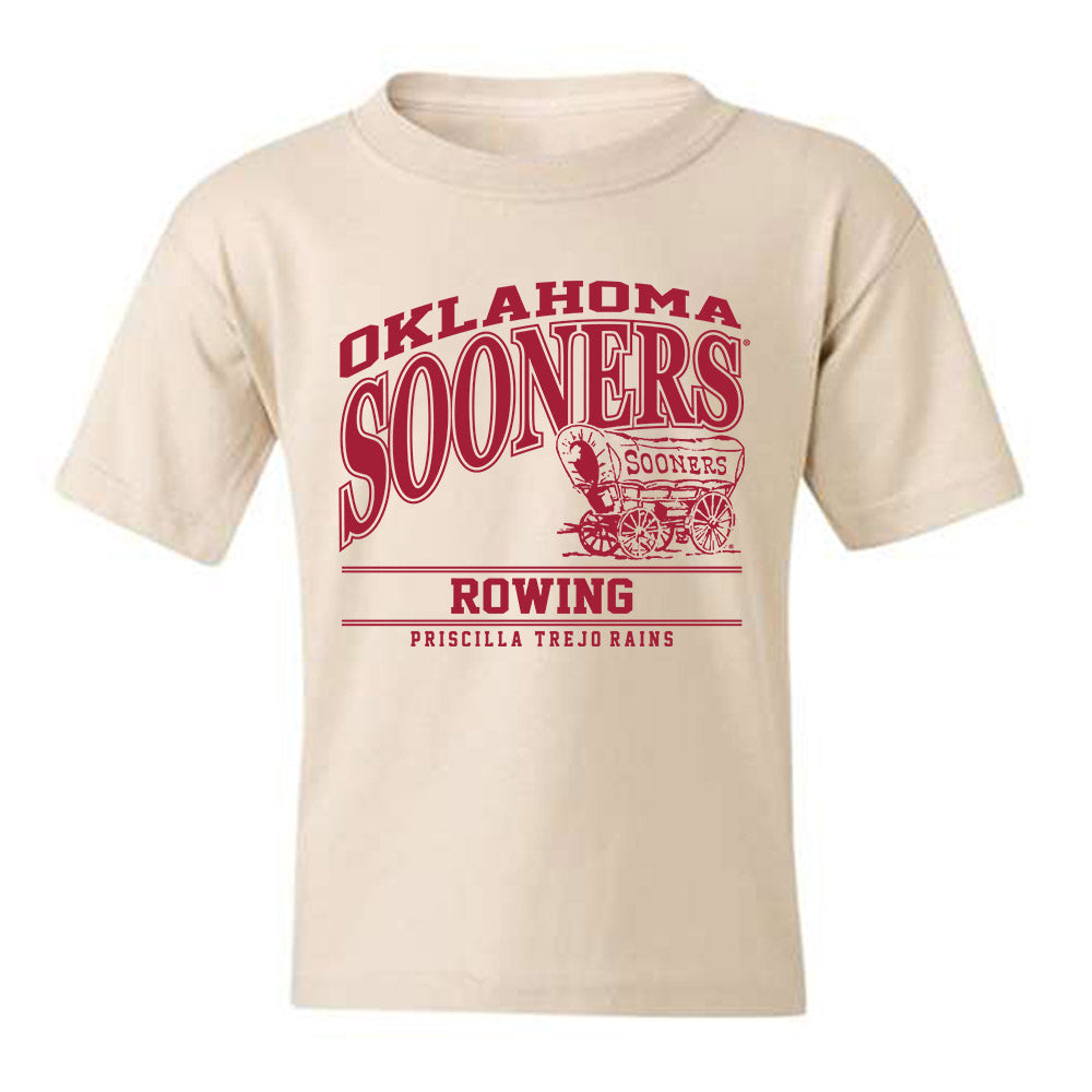 Oklahoma - NCAA Women's Rowing : Priscilla Trejo-Rains - Classic Fashion Shersey Youth T-Shirt-0