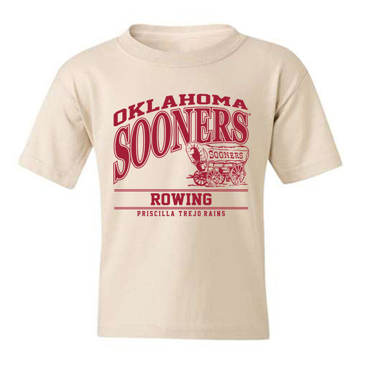 Oklahoma - NCAA Women's Rowing : Priscilla Trejo-Rains - Classic Fashion Shersey Youth T-Shirt-0