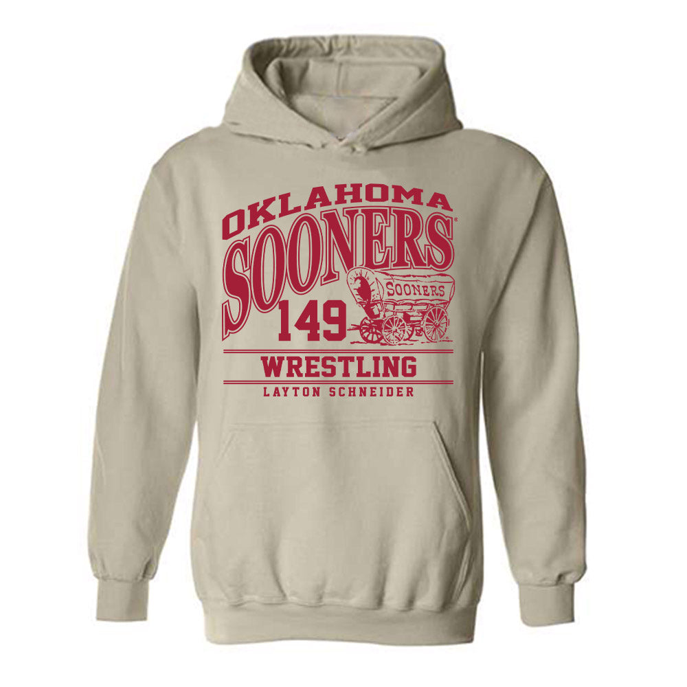 Oklahoma - NCAA Wrestling : Layton Schneider - Classic Fashion Shersey Hooded Sweatshirt-0