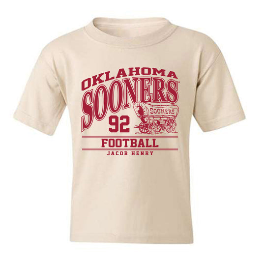 Oklahoma - NCAA Football : Jacob Henry - Classic Fashion Shersey Youth T-Shirt-0