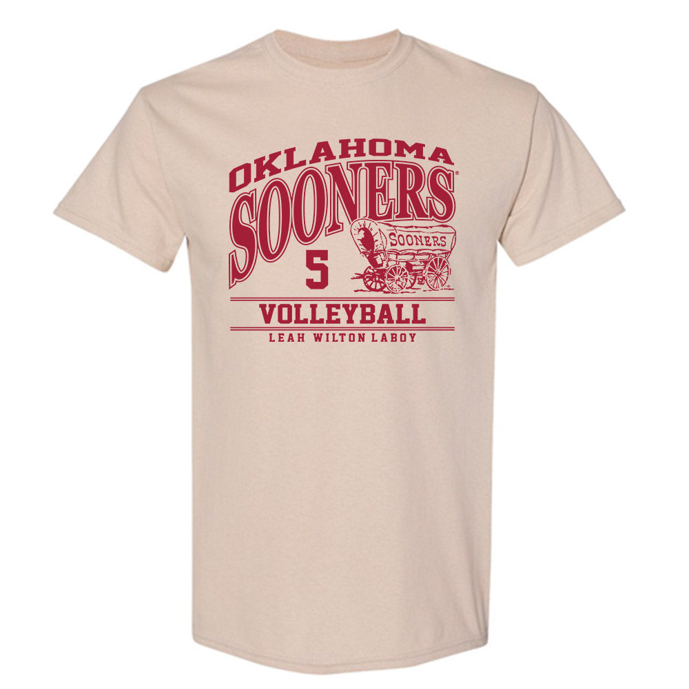 Oklahoma - NCAA Women's Volleyball : Leah Wilton-LaBoy - Classic Fashion Shersey T-Shirt