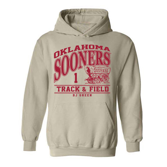 Oklahoma - NCAA Men's Track & Field (Outdoor) : Bj Green - Hooded Sweatshirt Classic Fashion Shersey