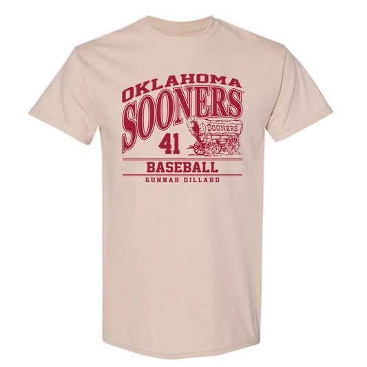 Oklahoma - NCAA Baseball : Gunnar Dillard - Classic Fashion Shersey T-Shirt-0