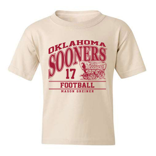 Oklahoma - NCAA Football : Mason Greiner - Classic Fashion Shersey Youth T-Shirt-0
