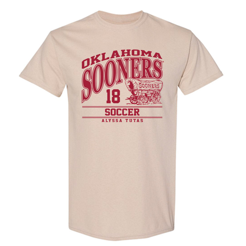 Oklahoma - NCAA Women's Soccer : Alyssa Tutas - Classic Fashion Shersey T-Shirt-0