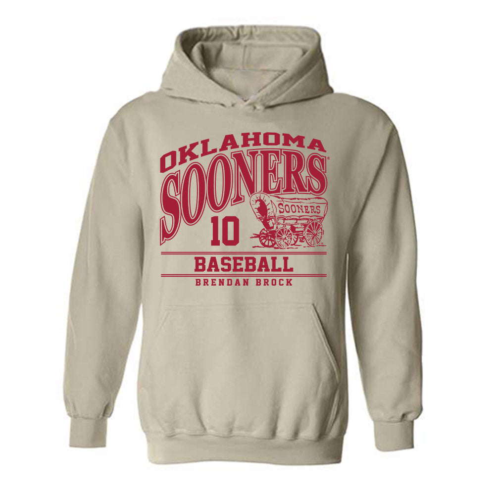 Oklahoma - NCAA Baseball : Brendan Brock - Classic Fashion Shersey Hooded Sweatshirt-0