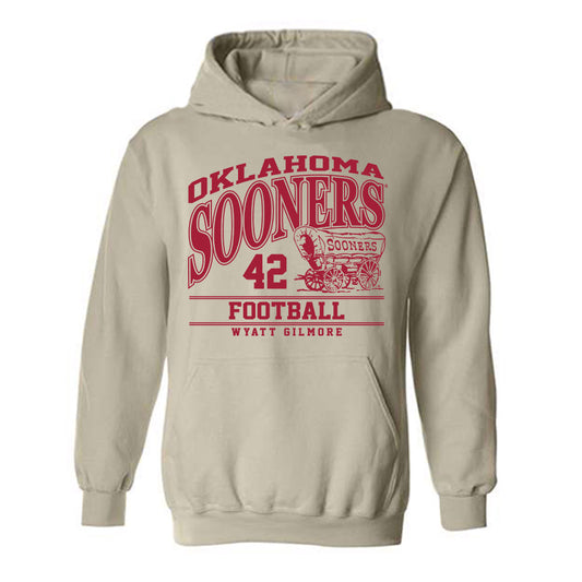 Oklahoma - NCAA Football : Wyatt Gilmore - Classic Fashion Shersey Hooded Sweatshirt-0