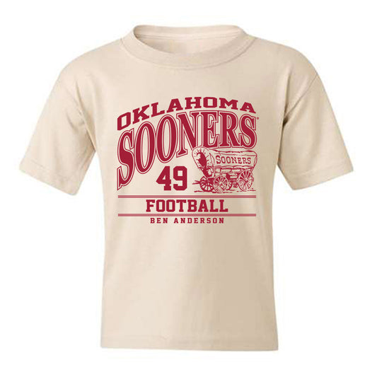 Oklahoma - NCAA Football : Ben Anderson - Classic Fashion Shersey Youth T-Shirt-0