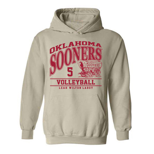 Oklahoma - NCAA Women's Volleyball : Leah Wilton-LaBoy - Classic Fashion Shersey Hooded Sweatshirt