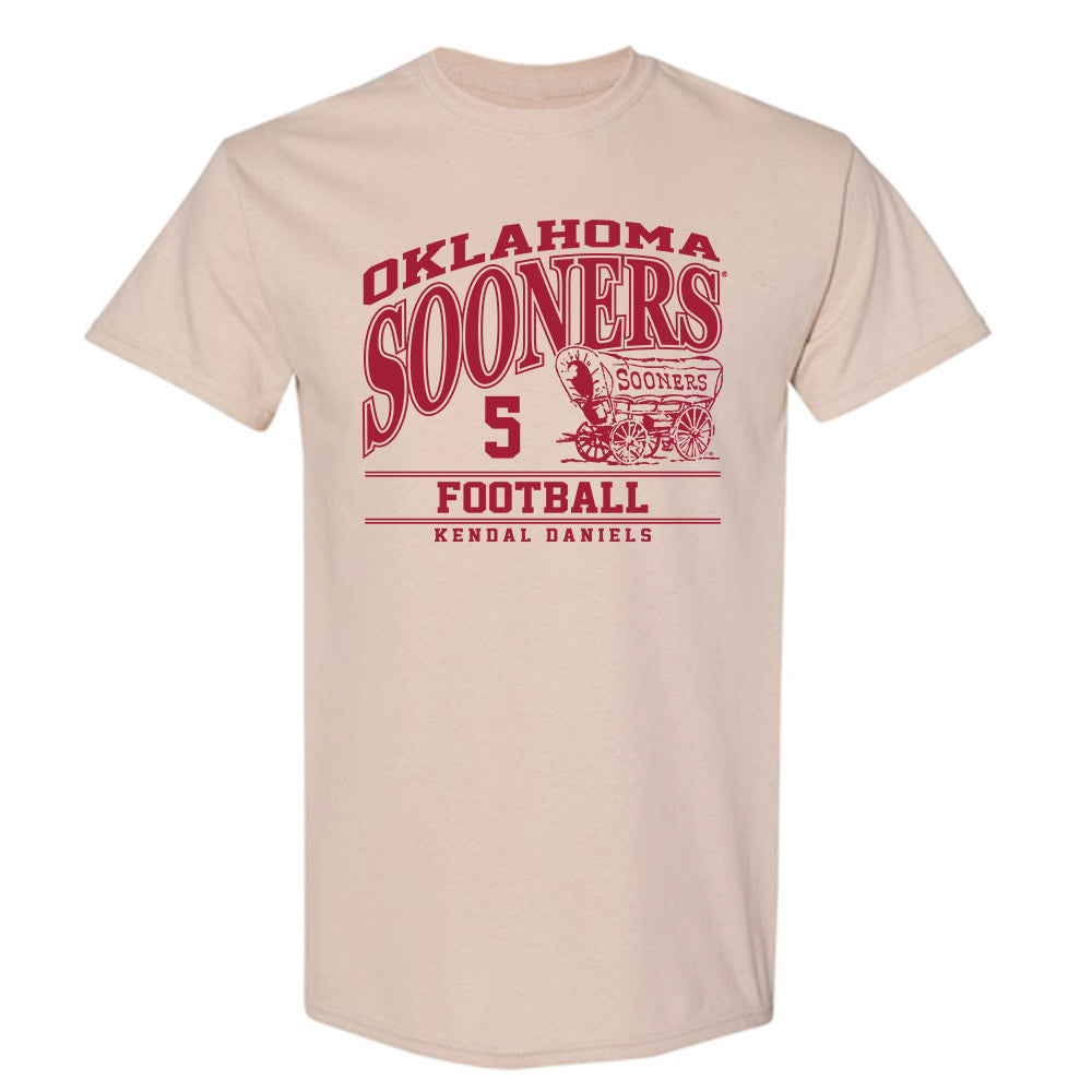 Oklahoma - NCAA Football : Kendal Daniels - Classic Fashion Shersey T-Shirt-0