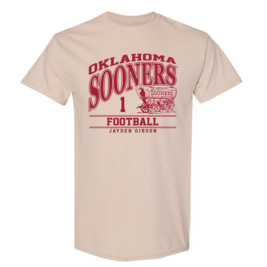 Oklahoma - NCAA Football : Jayden Gibson - Classic Fashion Shersey T-Shirt-0