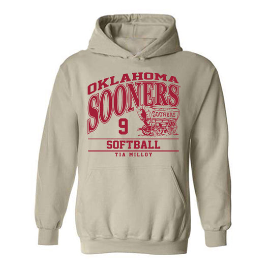 Oklahoma - NCAA Softball : Tia Milloy - Classic Fashion Shersey Hooded Sweatshirt-0
