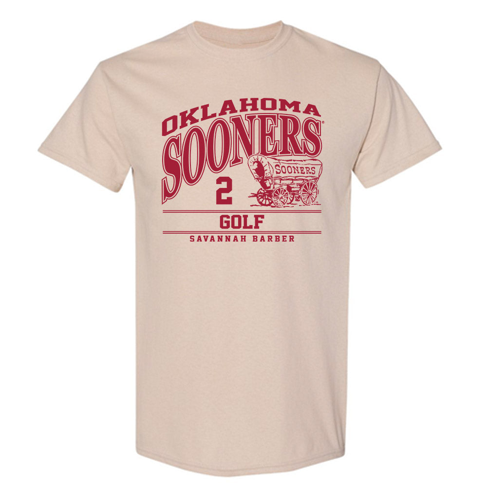 Oklahoma - NCAA Women's Golf : Savannah Barber - T-Shirt Classic Fashion Shersey