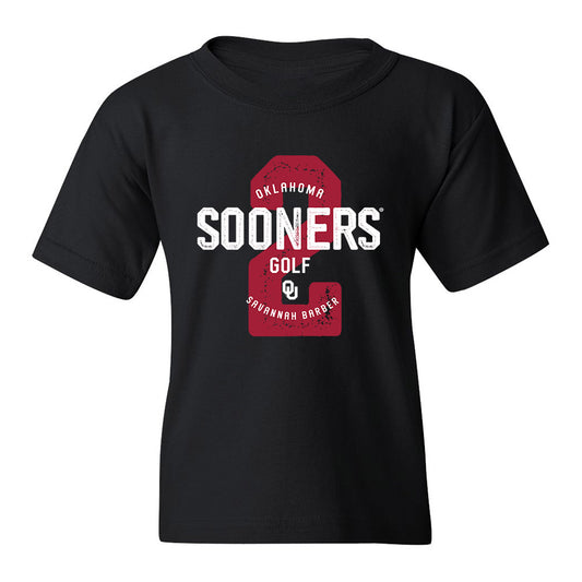 Oklahoma - NCAA Women's Golf : Savannah Barber - Youth T-Shirt Classic Fashion Shersey