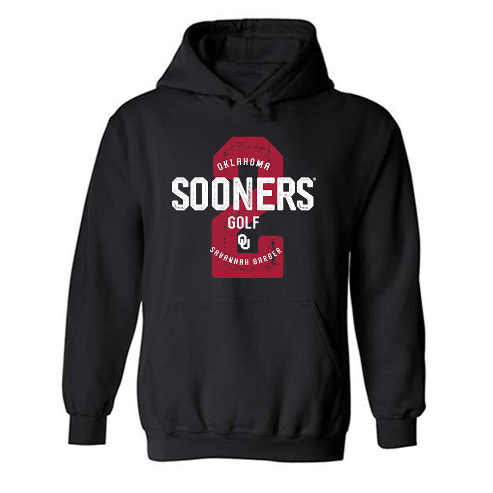 Oklahoma - NCAA Women's Golf : Savannah Barber - Hooded Sweatshirt Classic Fashion Shersey