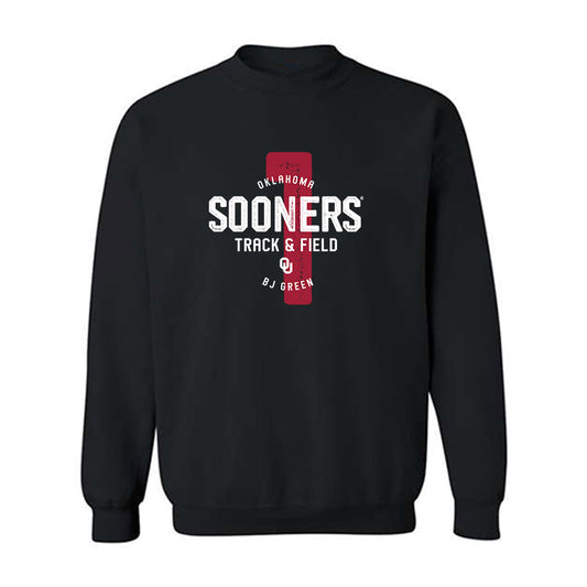 Oklahoma - NCAA Men's Track & Field (Outdoor) : Bj Green - Crewneck Sweatshirt Classic Fashion Shersey