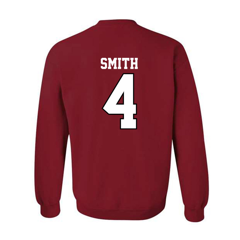 Oklahoma - NCAA Women's Basketball : Caya Smith - Sports Shersey Crewneck Sweatshirt-1