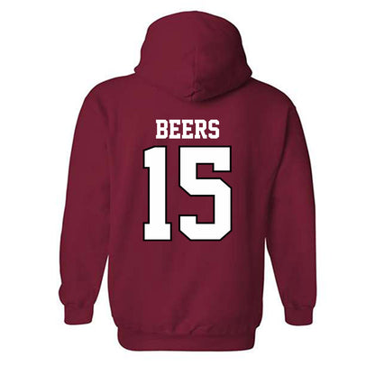 Oklahoma - NCAA Women's Basketball : Raegan Beers - Sports Shersey Hooded Sweatshirt-1