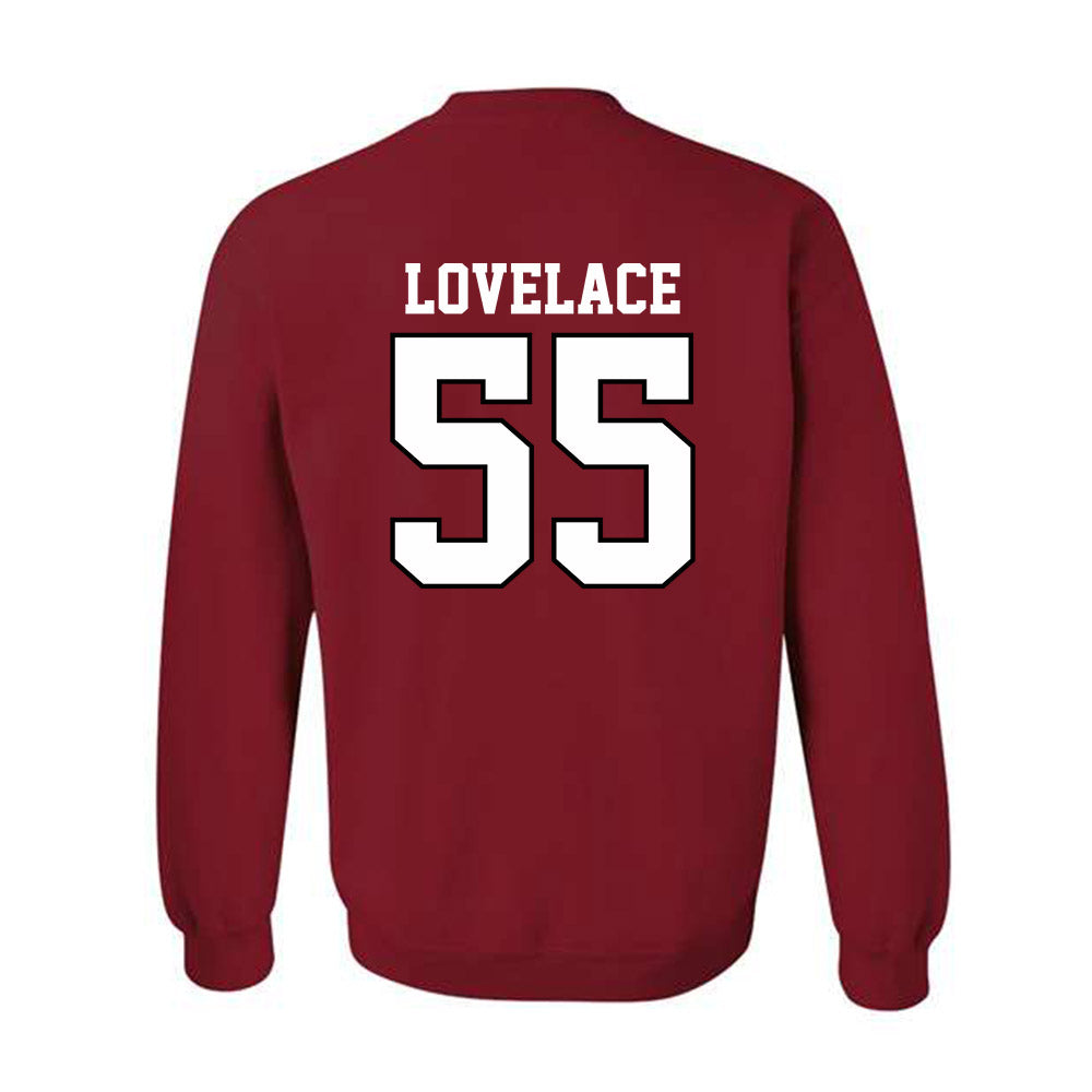 Oklahoma - NCAA Men's Basketball : Reid Lovelace - Sports Shersey Crewneck Sweatshirt-1