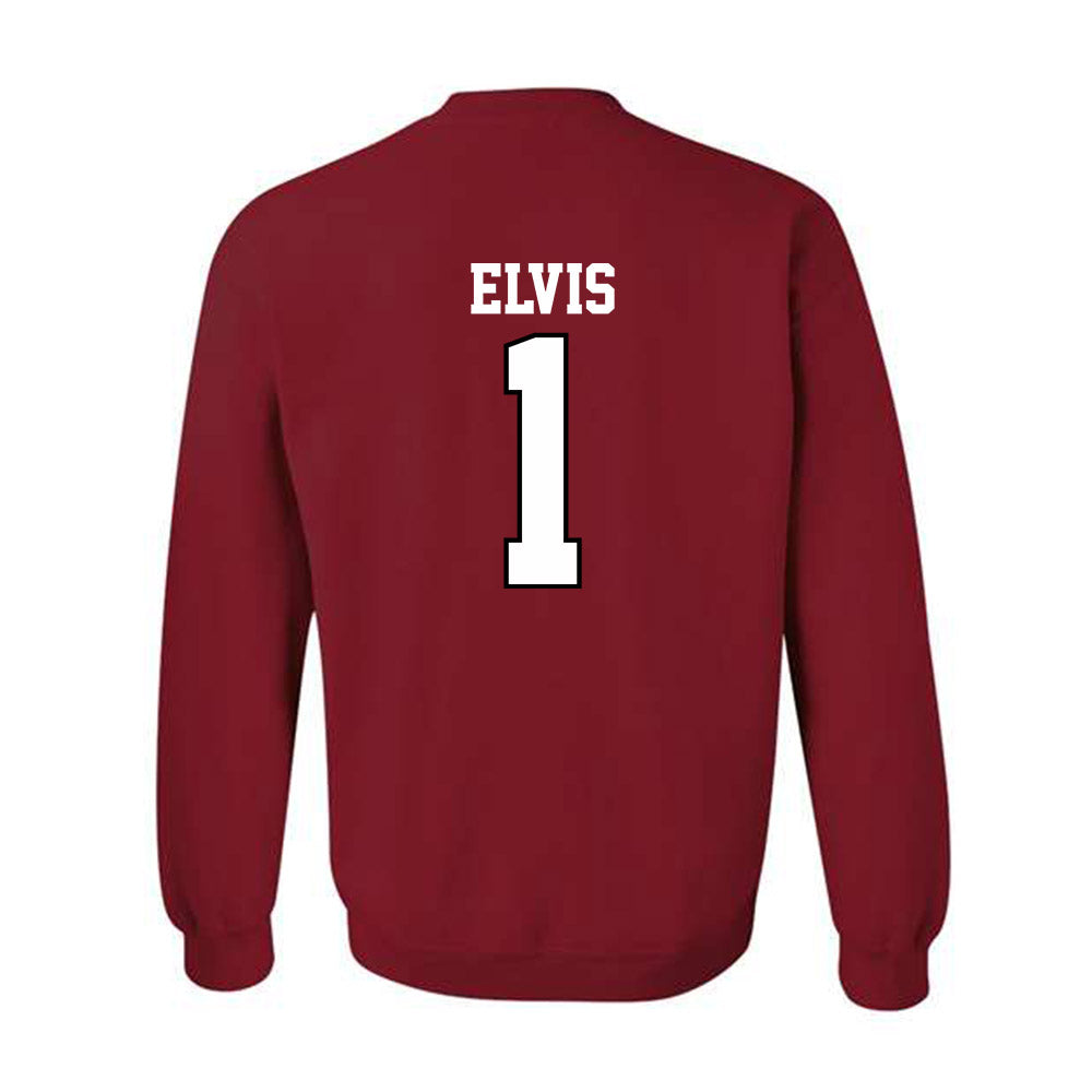 Oklahoma - NCAA Men's Basketball : Kobe Elvis - Sports Shersey Crewneck Sweatshirt-1