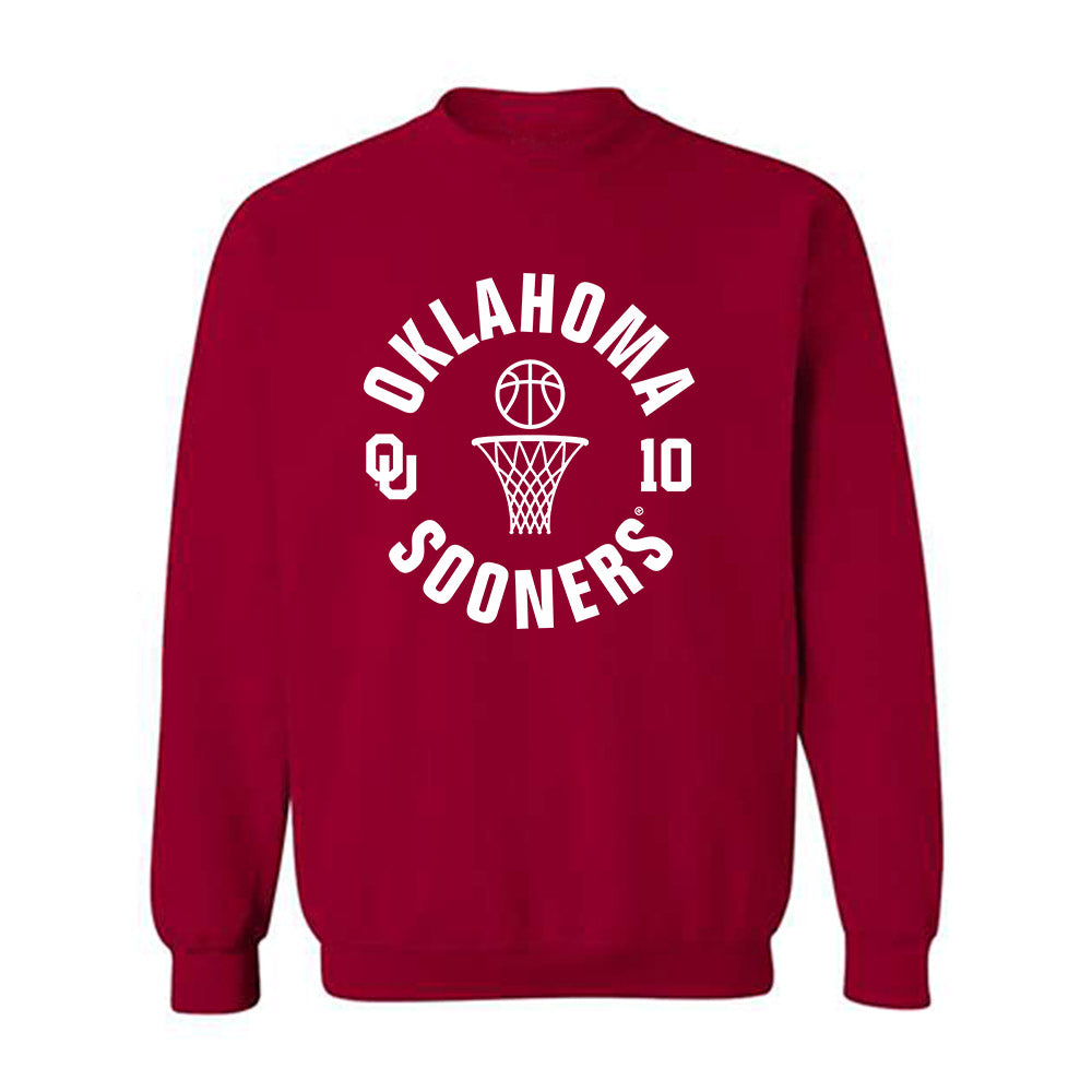 Oklahoma - NCAA Women's Basketball : Emma Tolan - Sports Shersey Crewneck Sweatshirt-0