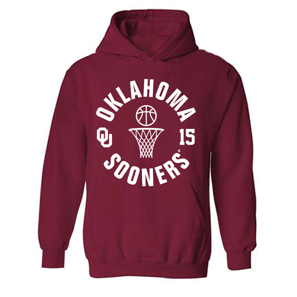 Oklahoma - NCAA Women's Basketball : Raegan Beers - Sports Shersey Hooded Sweatshirt-0