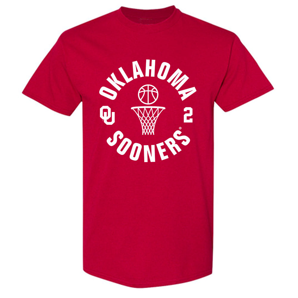 Oklahoma - NCAA Men's Basketball : Brycen Goodine - Sports Shersey T-Shirt-0