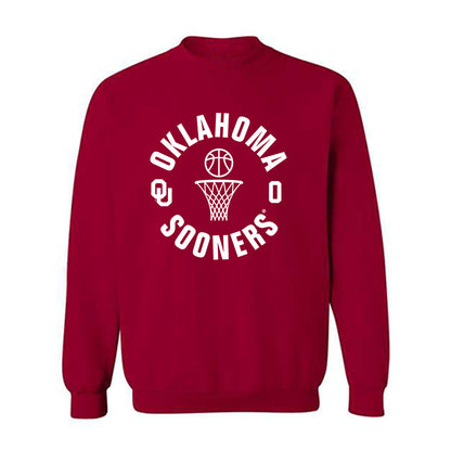 Oklahoma - NCAA Men's Basketball : Jake Hansen - Sports Shersey Crewneck Sweatshirt-0