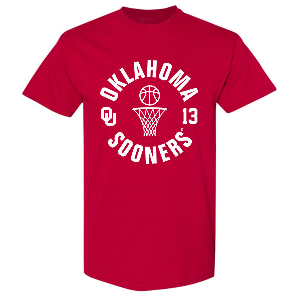 Oklahoma - NCAA Men's Basketball : Tae Davis - Sports Shersey T-Shirt-0