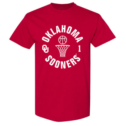 Oklahoma - NCAA Men's Basketball : Xzayvier Brown - Sports Shersey T-Shirt-0