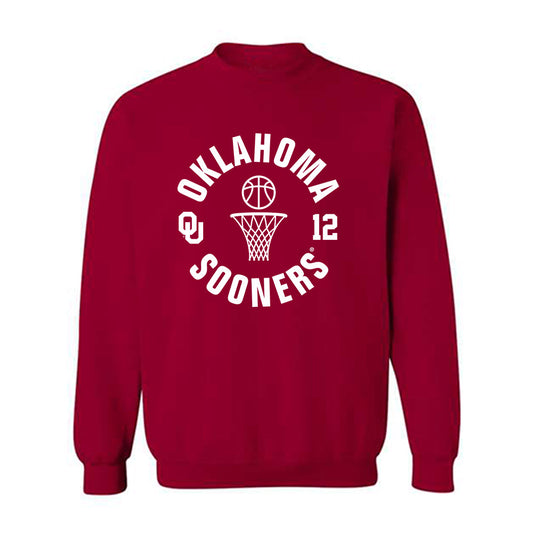 Oklahoma - NCAA Men's Basketball : Jadon Jones - Sports Shersey Crewneck Sweatshirt-0