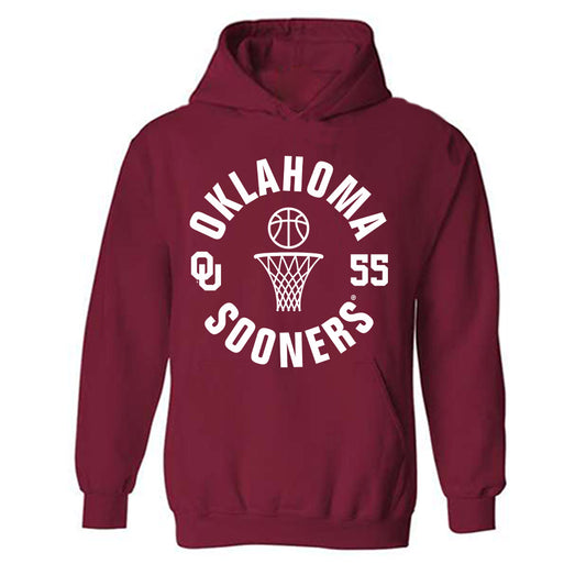 Oklahoma - NCAA Men's Basketball : Reid Lovelace - Sports Shersey Hooded Sweatshirt-0