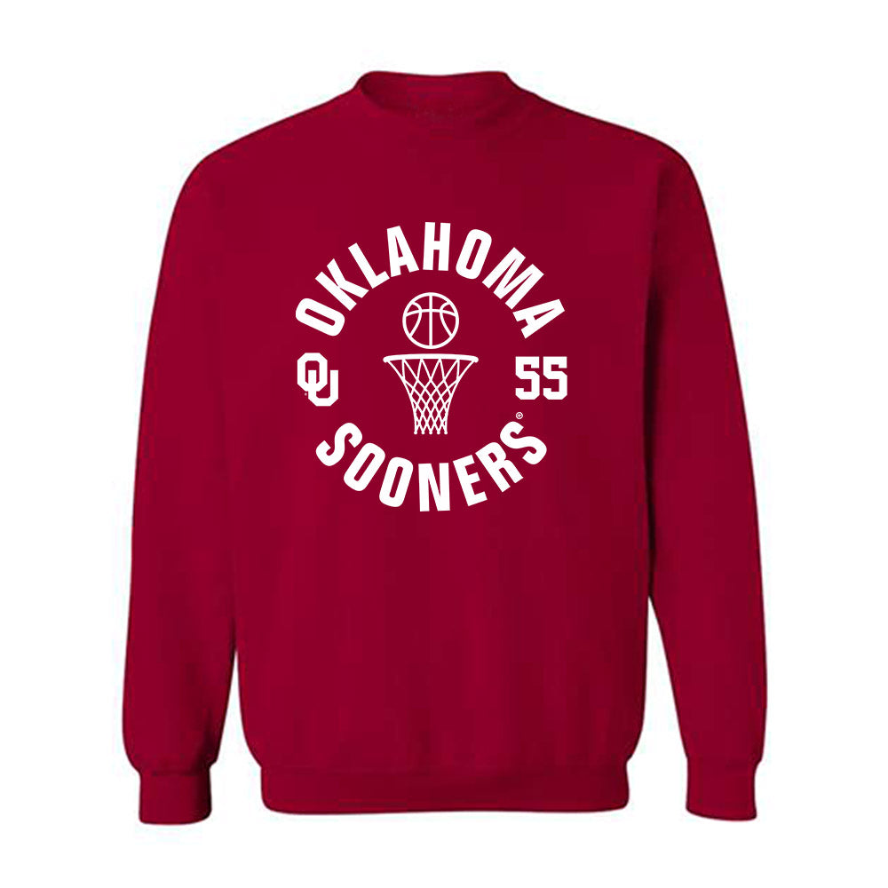Oklahoma - NCAA Men's Basketball : Reid Lovelace - Sports Shersey Crewneck Sweatshirt-0