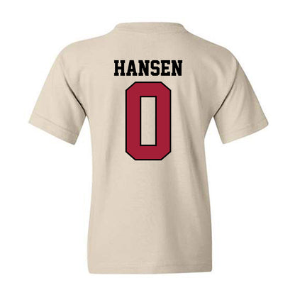 Oklahoma - NCAA Men's Basketball : Jake Hansen - Sports Shersey Youth T-Shirt-1