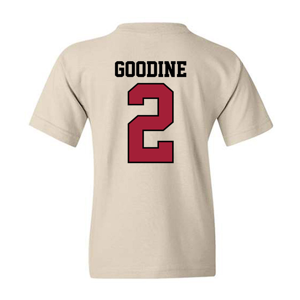 Oklahoma - NCAA Men's Basketball : Brycen Goodine - Sports Shersey Youth T-Shirt-1