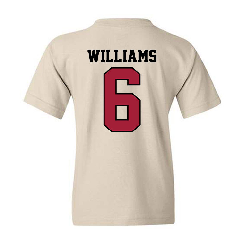 Oklahoma - NCAA Women's Basketball : Sahara Williams - Sports Shersey Youth T-Shirt-1