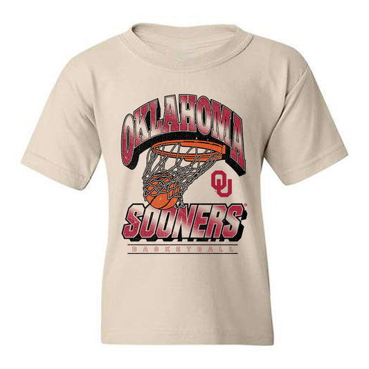 Oklahoma - NCAA Men's Basketball : Finley Keeffe - Sports Shersey Youth T-Shirt-0