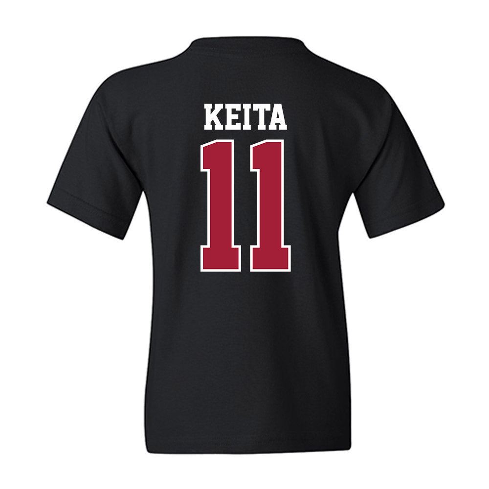 Oklahoma - NCAA Men's Basketball : Yaya Keita - Sports Shersey Youth T-Shirt-1