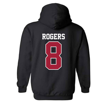 Oklahoma - NCAA Men's Basketball : Kai Rogers - Sports Shersey Hooded Sweatshirt-1