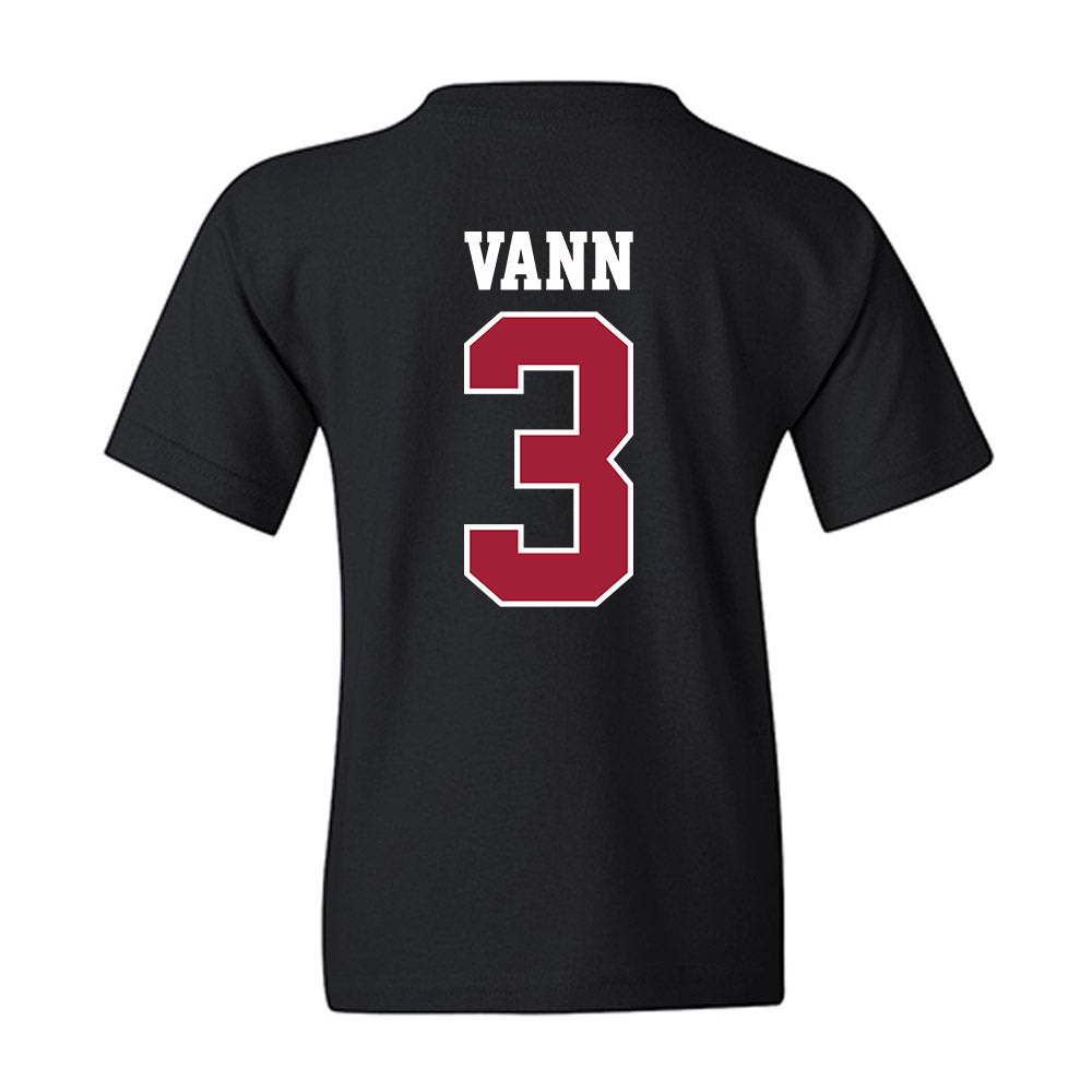 Oklahoma - NCAA Women's Basketball : Zya Vann - Sports Shersey Youth T-Shirt-1