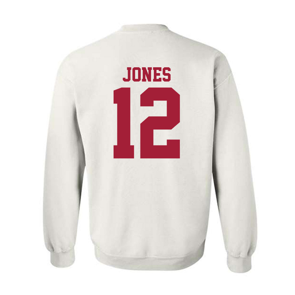 Oklahoma - NCAA Men's Basketball : Jadon Jones - Sports Shersey Crewneck Sweatshirt-1