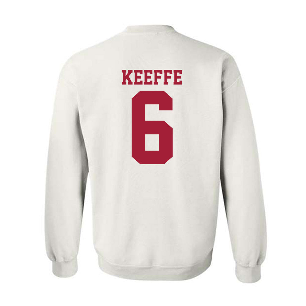Oklahoma - NCAA Men's Basketball : Finley Keeffe - Sports Shersey Crewneck Sweatshirt-1
