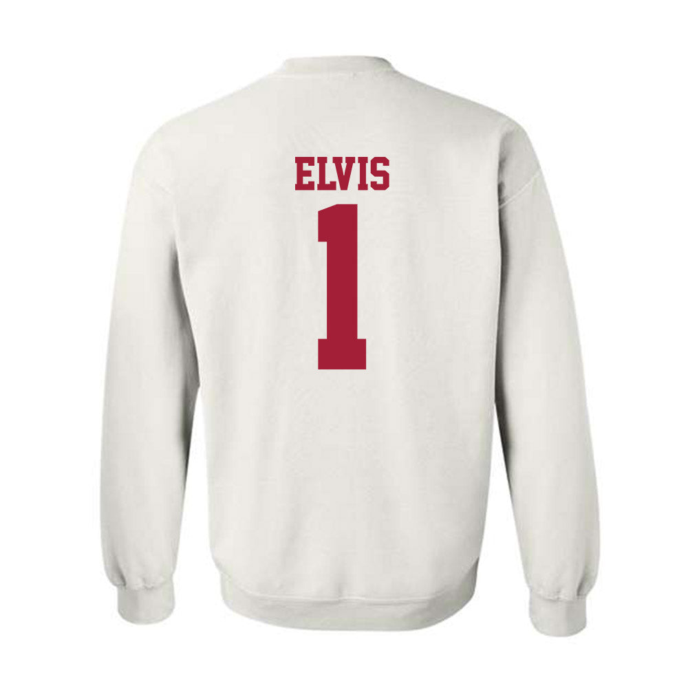 Oklahoma - NCAA Men's Basketball : Kobe Elvis - Sports Shersey Crewneck Sweatshirt-1