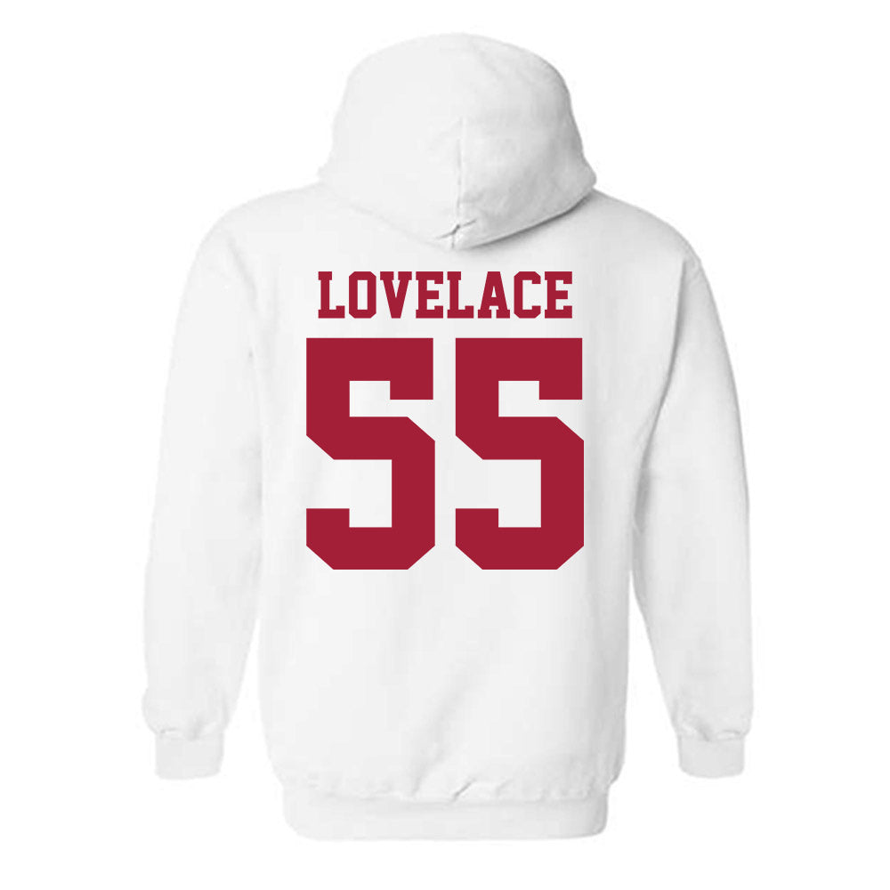 Oklahoma - NCAA Men's Basketball : Reid Lovelace - Sports Shersey Hooded Sweatshirt-1