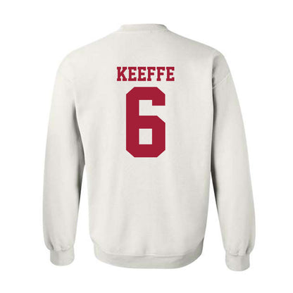 Oklahoma - NCAA Men's Basketball : Finley Keeffe - Sports Shersey Crewneck Sweatshirt-1