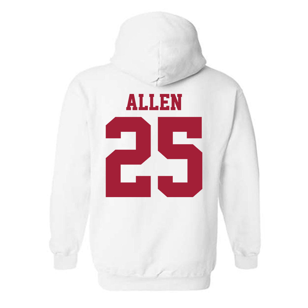 Oklahoma - NCAA Women's Basketball : Landry Allen - Sports Shersey Hooded Sweatshirt-1