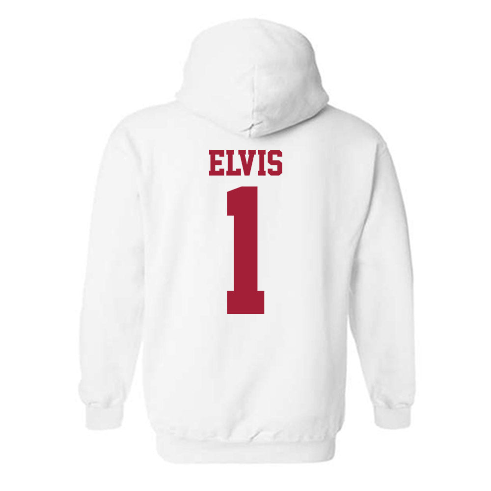 Oklahoma - NCAA Men's Basketball : Kobe Elvis - Sports Shersey Hooded Sweatshirt-1