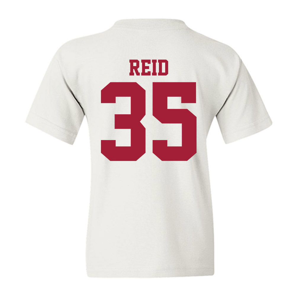 Oklahoma - NCAA Men's Basketball : Derrion Reid - Sports Shersey Youth T-Shirt-1
