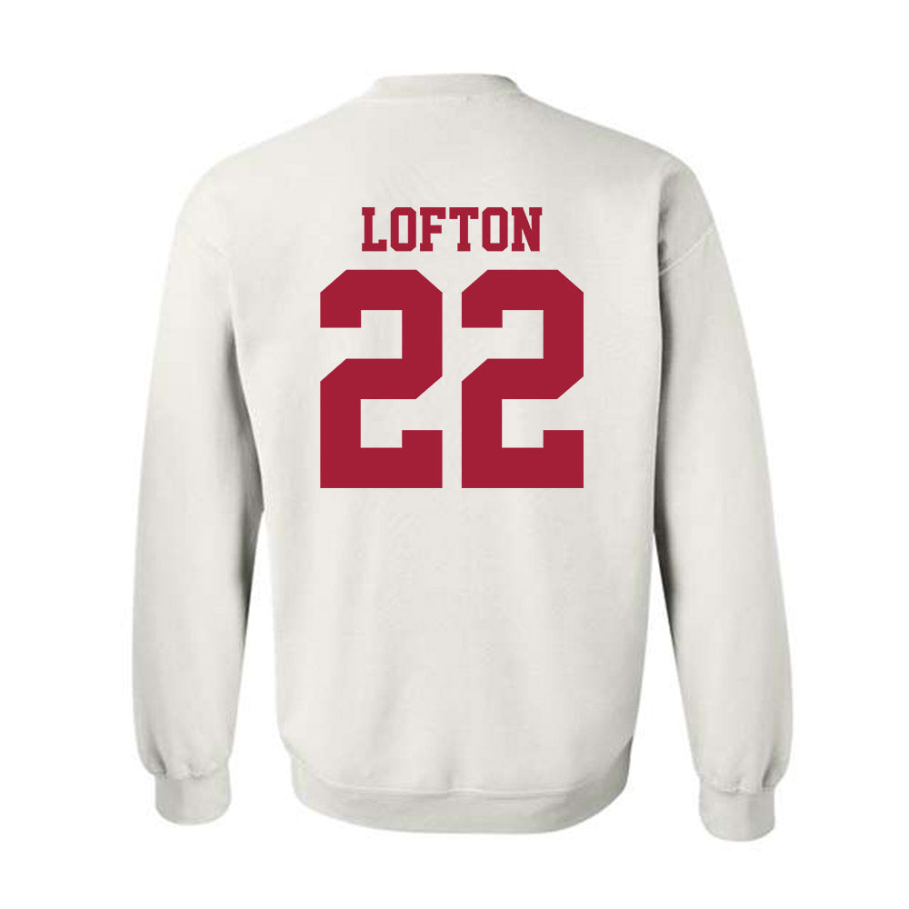 Oklahoma - NCAA Women's Basketball : Keziah Lofton - Sports Shersey Crewneck Sweatshirt-1