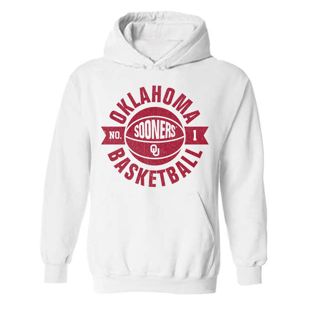 Oklahoma - NCAA Men's Basketball : Kobe Elvis - Sports Shersey Hooded Sweatshirt-0